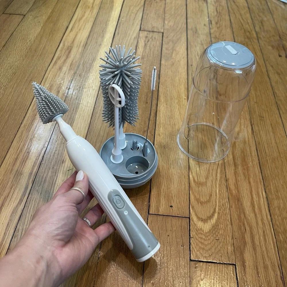 Orzbow Baby Bottle Straw Brush Cleaning Sterilizing Set Rechargeable Travel